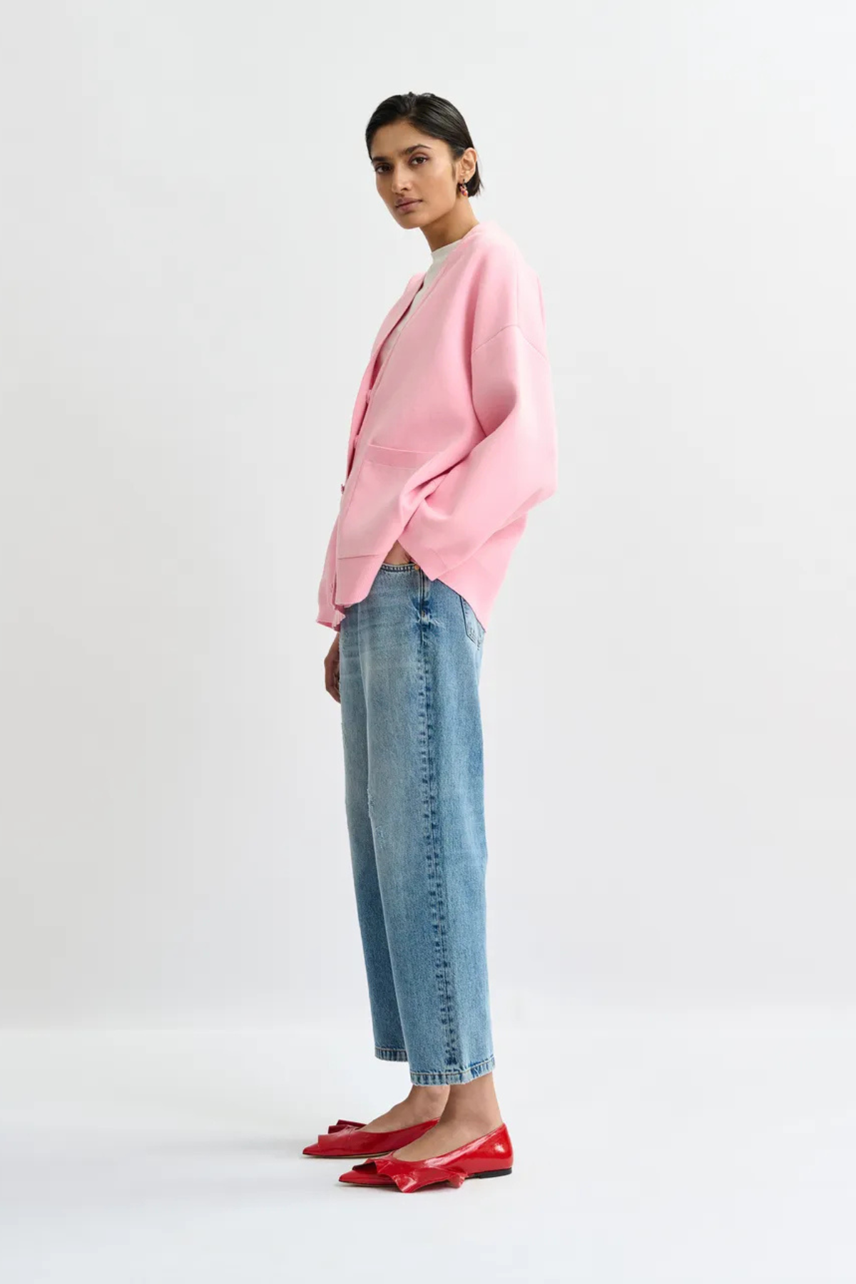 JOMBER KNIT CARDIGAN YOUNG ROSE