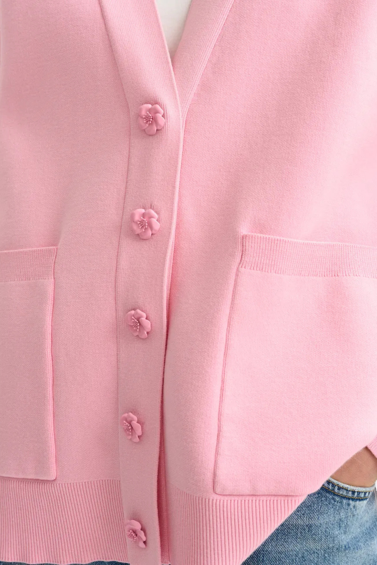 JOMBER KNIT CARDIGAN YOUNG ROSE