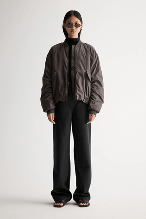 JOSIE BOMBER JACKET DARK PEWTER
