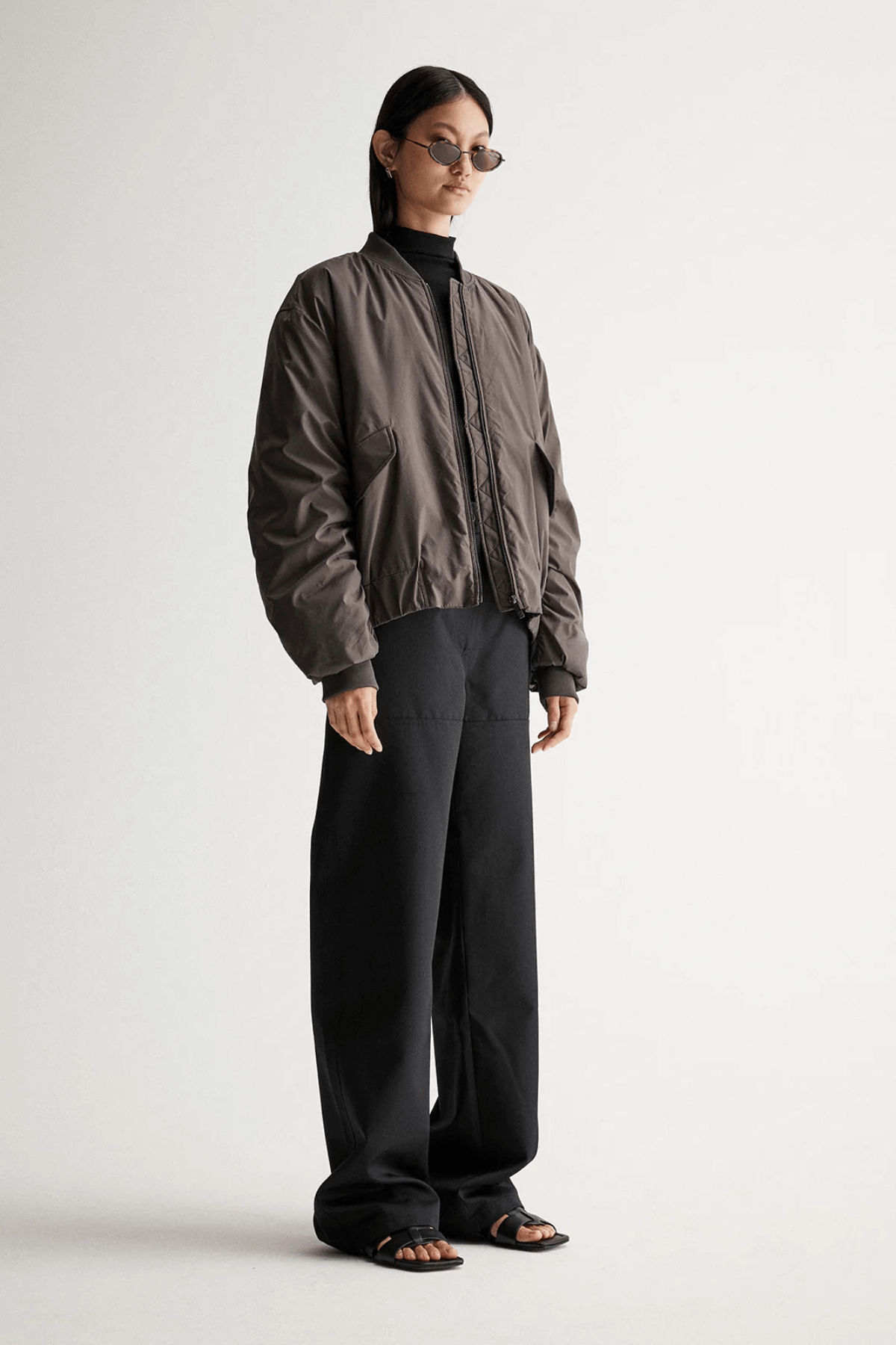 JOSIE BOMBER JACKET DARK PEWTER