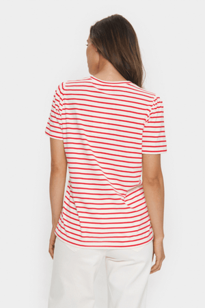 JUCIA T-SHIRT FLAME SCARLET