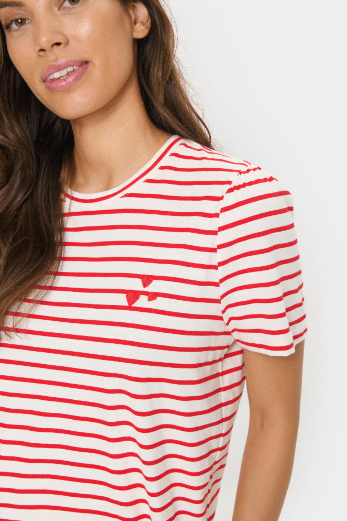 JUCIA T-SHIRT FLAME SCARLET