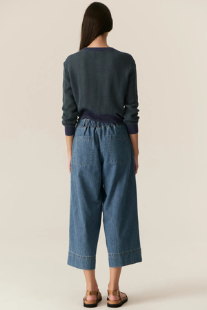 JULES CARDIGAN GREEN/BLUE