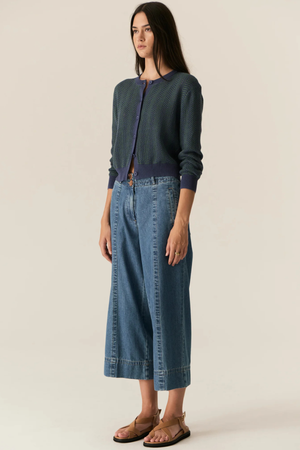 JULES CARDIGAN GREEN/BLUE