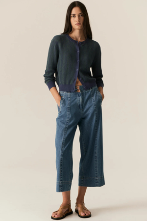 JULES CARDIGAN GREEN/BLUE