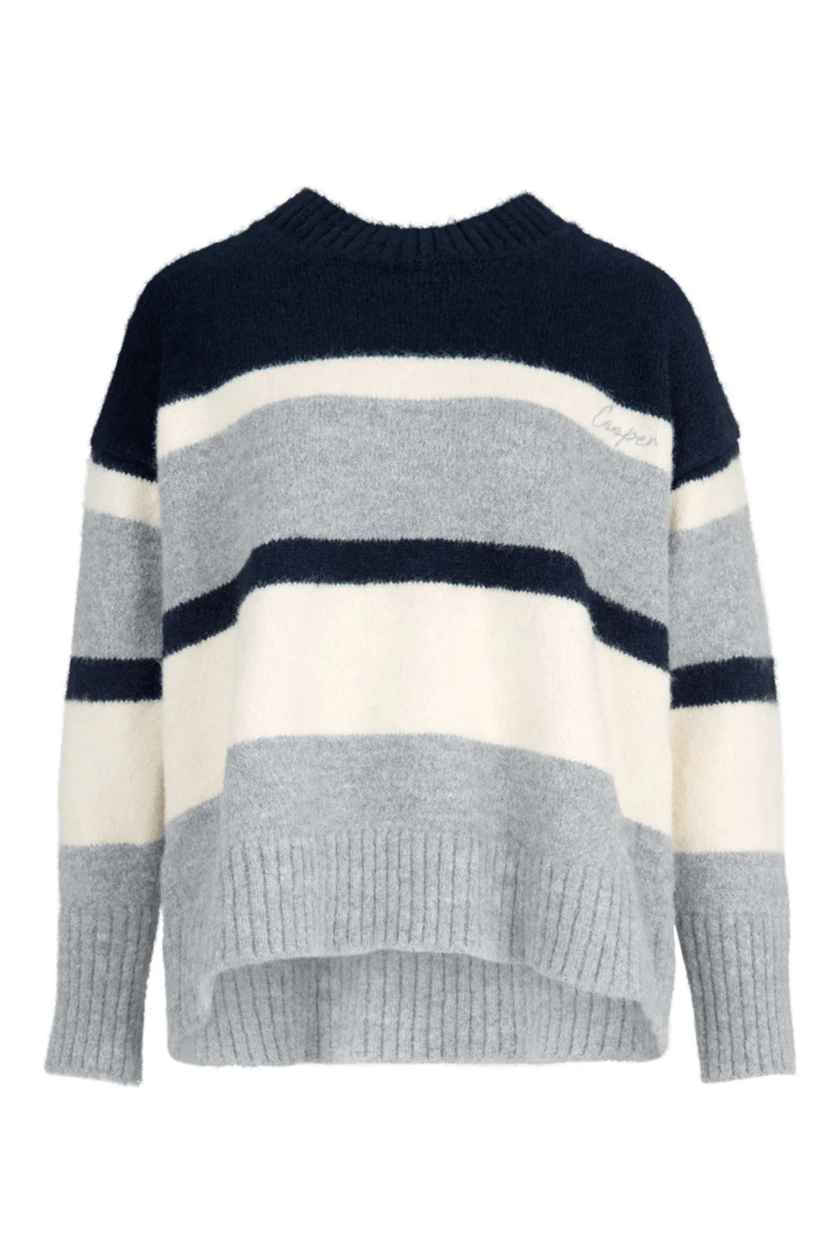 JUST MY STRIPE JUMPER NAVY MULTI