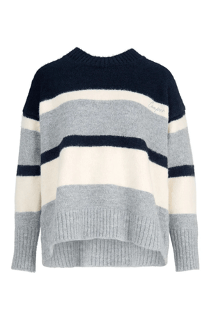 JUST MY STRIPE JUMPER NAVY MULTI
