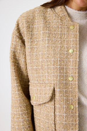 J50091 LADIES JACKET GOLDEN SAND