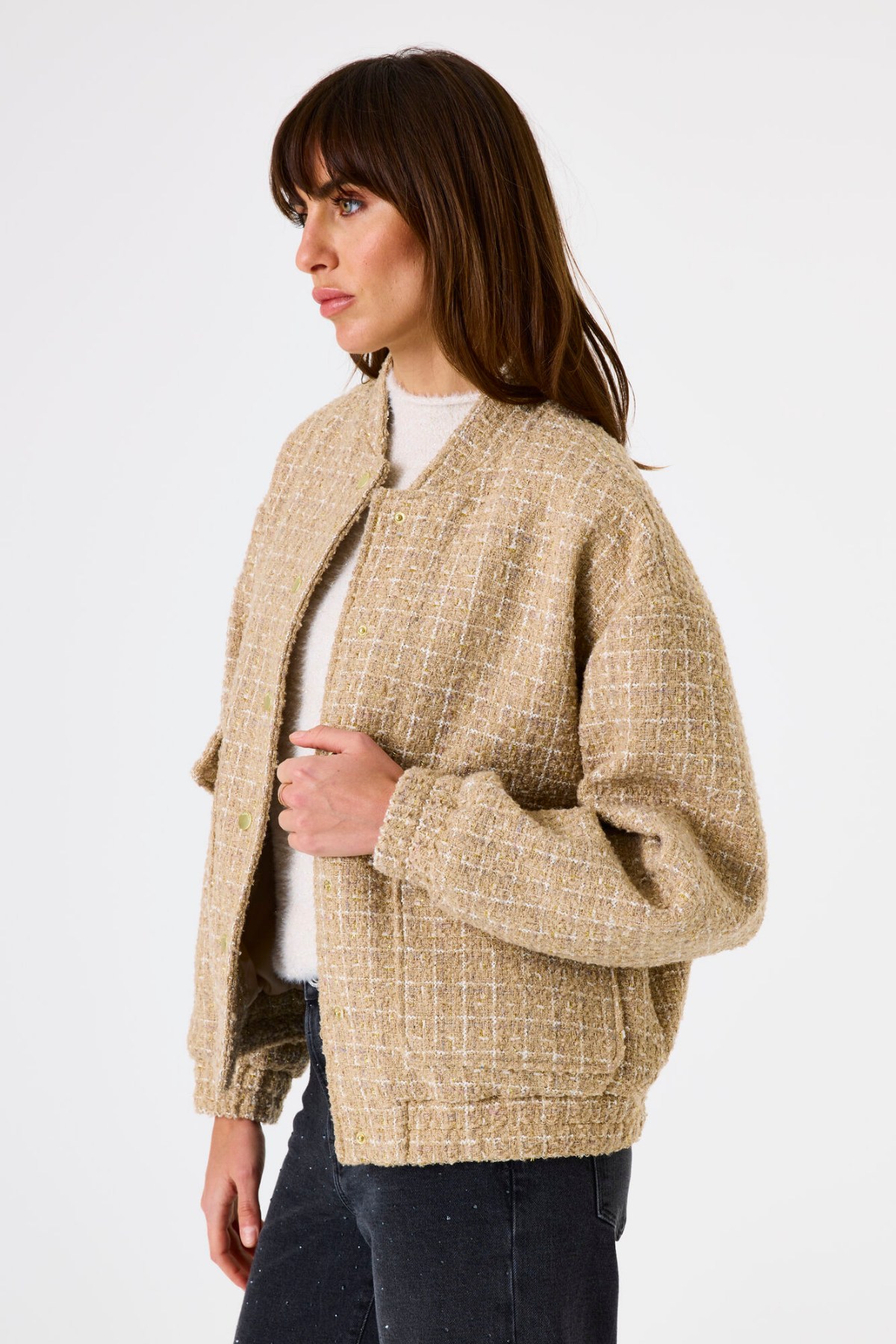 J50091 LADIES JACKET GOLDEN SAND