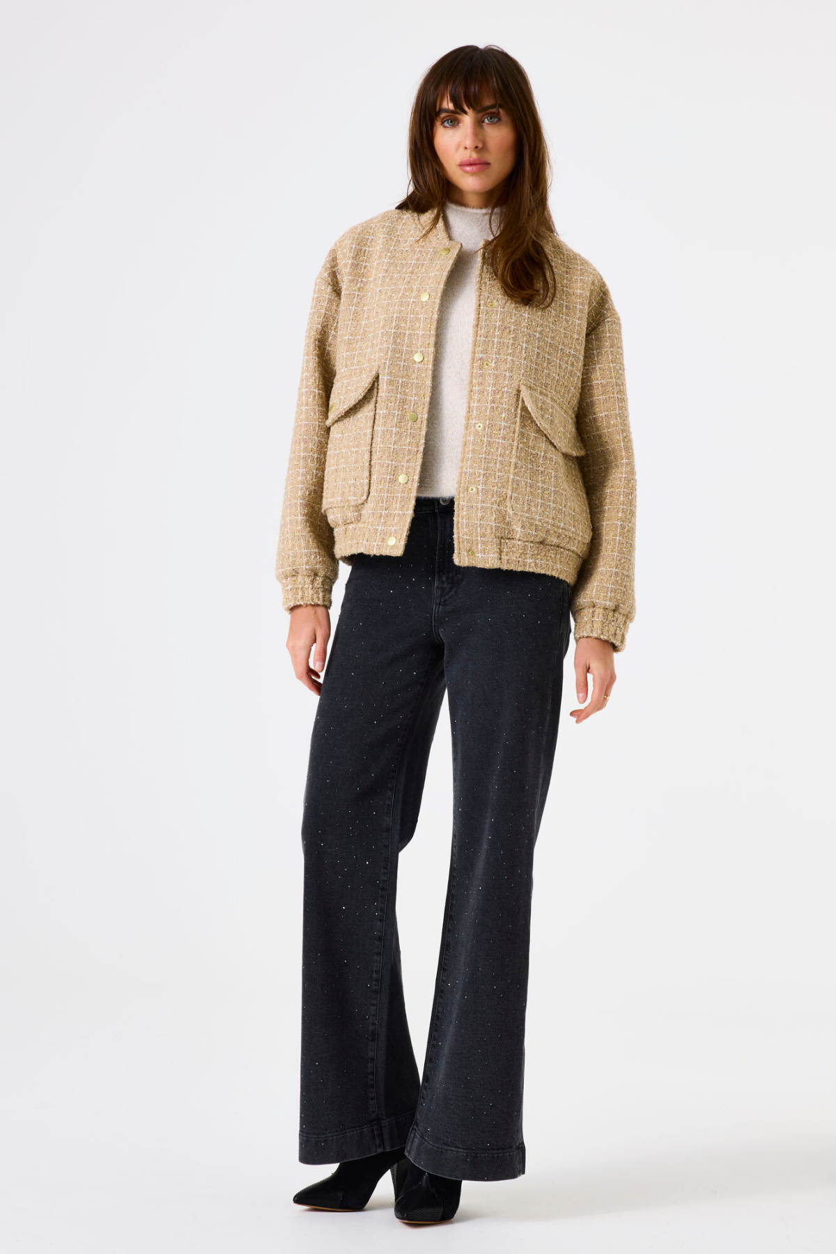 J50091 LADIES JACKET GOLDEN SAND