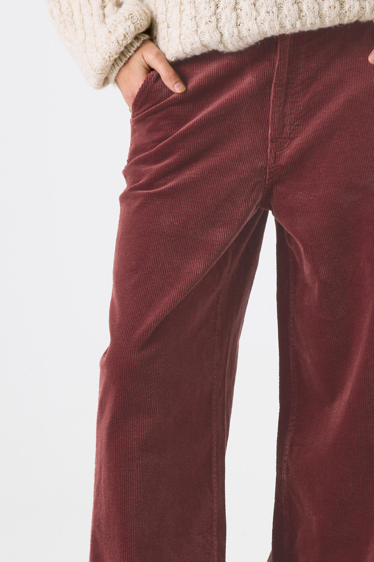 K50111 LADIES PANTS SCARLET OAK