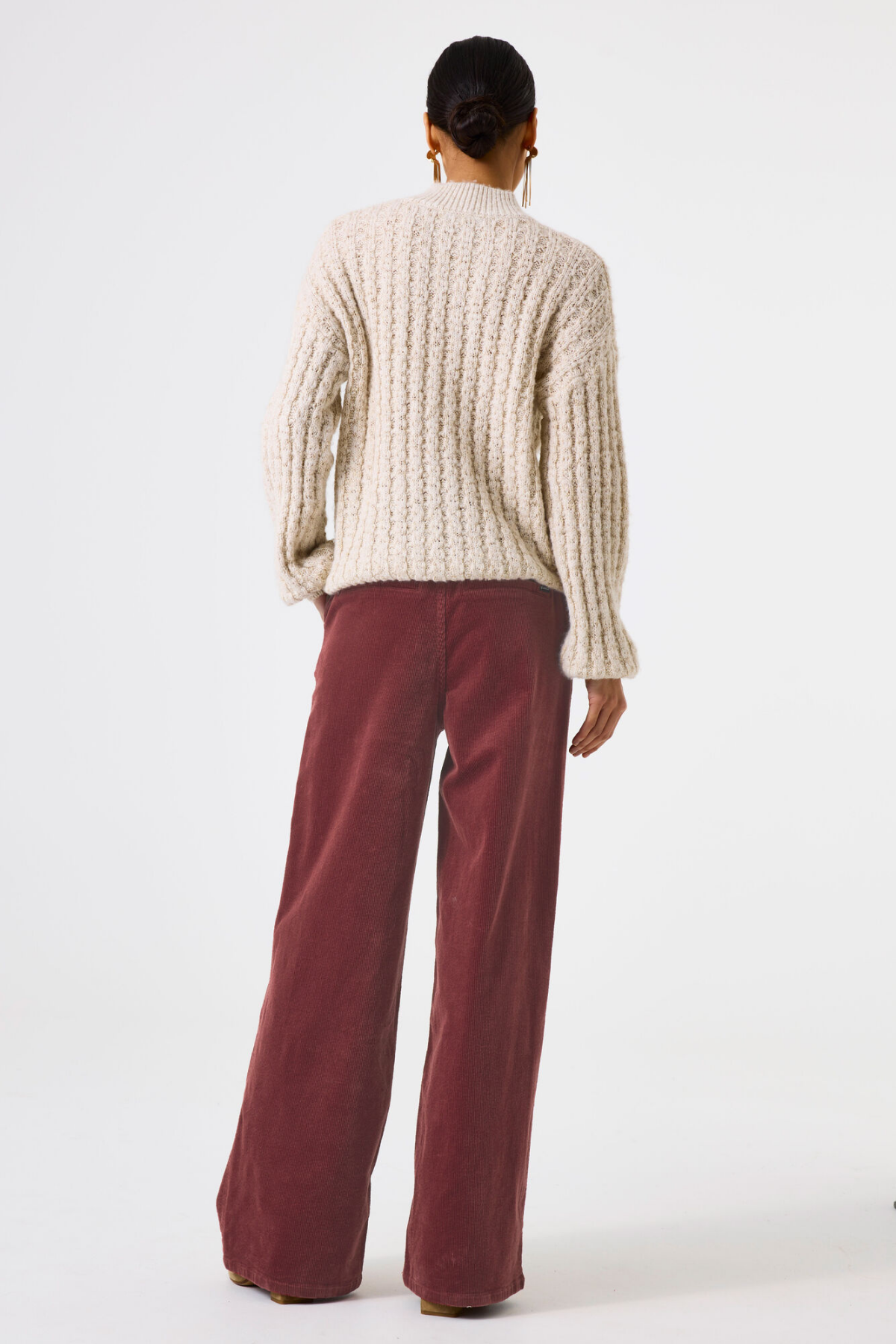 K50111 LADIES PANTS SCARLET OAK