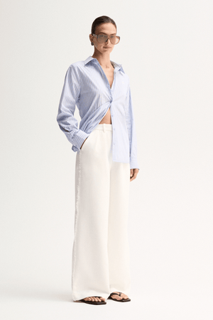 KALLIE STRIPE SHIRT BLUE