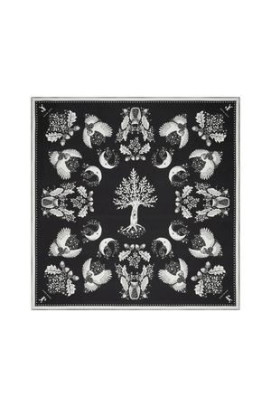 NIGHT OWL CLASSIC SCARF BLACK