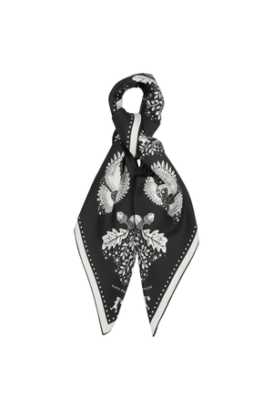 NIGHT OWL CLASSIC SCARF BLACK