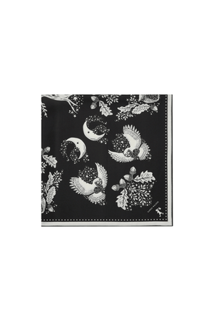NIGHT OWL CLASSIC SCARF BLACK