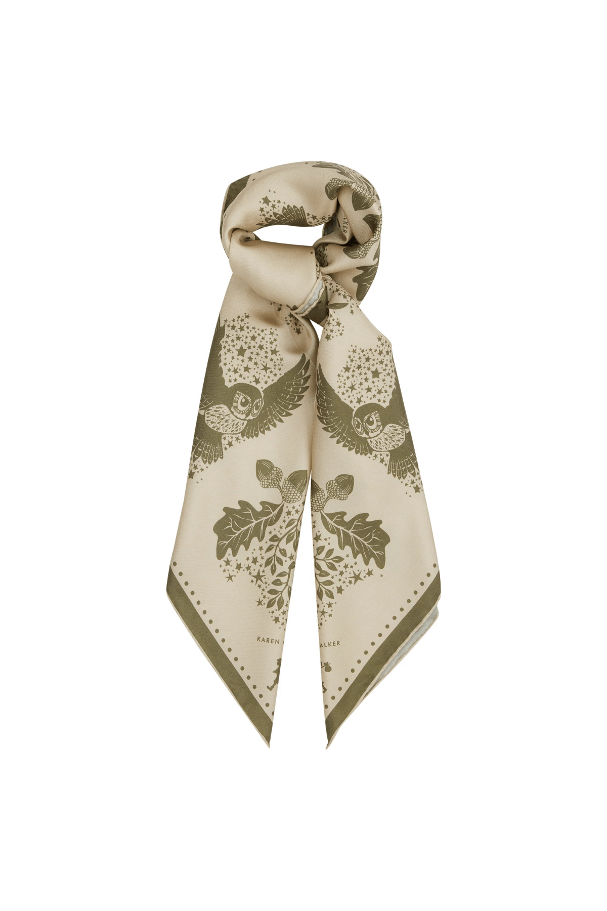 NIGHT OWL CLASSIC SCARF NATURAL
