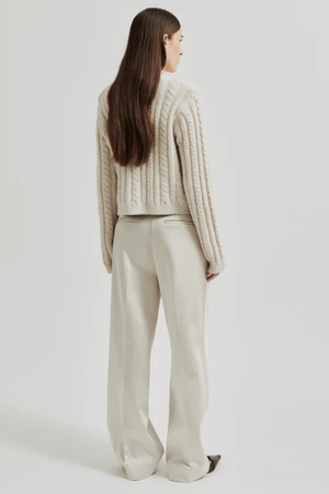KAROLINA KNIT CARDIGAN PUMICE STONE