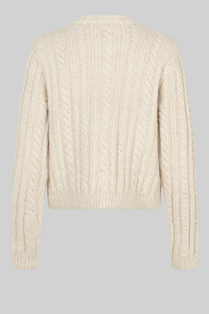 KAROLINA KNIT CARDIGAN PUMICE STONE
