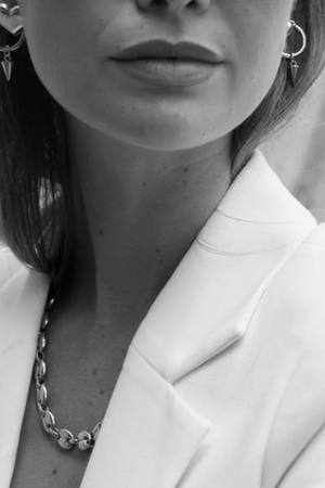 KATE HOOPS SILVER