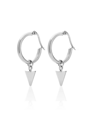 KATE HOOPS SILVER