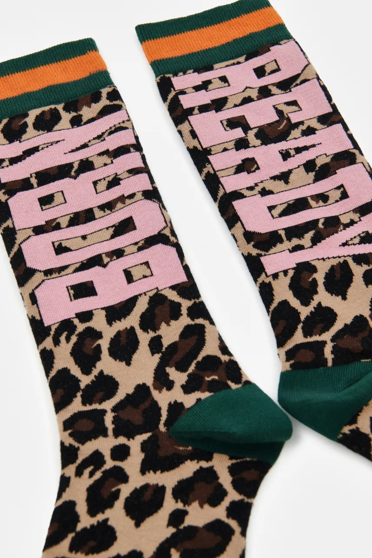 KEAST LEOPARD PRINT SOCKS