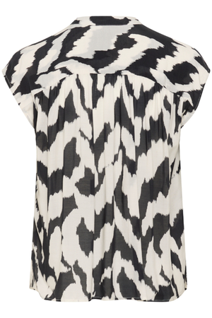 KELSIE SHIRT BLACK MONOCHROME