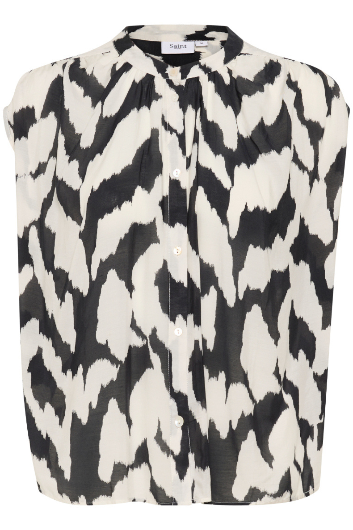 KELSIE SHIRT BLACK MONOCHROME