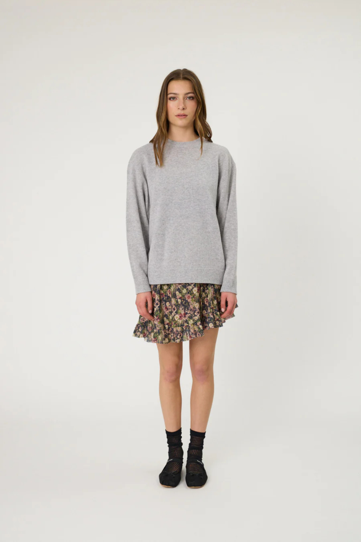 KENNEDY KNIT GREY MARLE