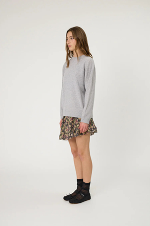KENNEDY KNIT GREY MARLE