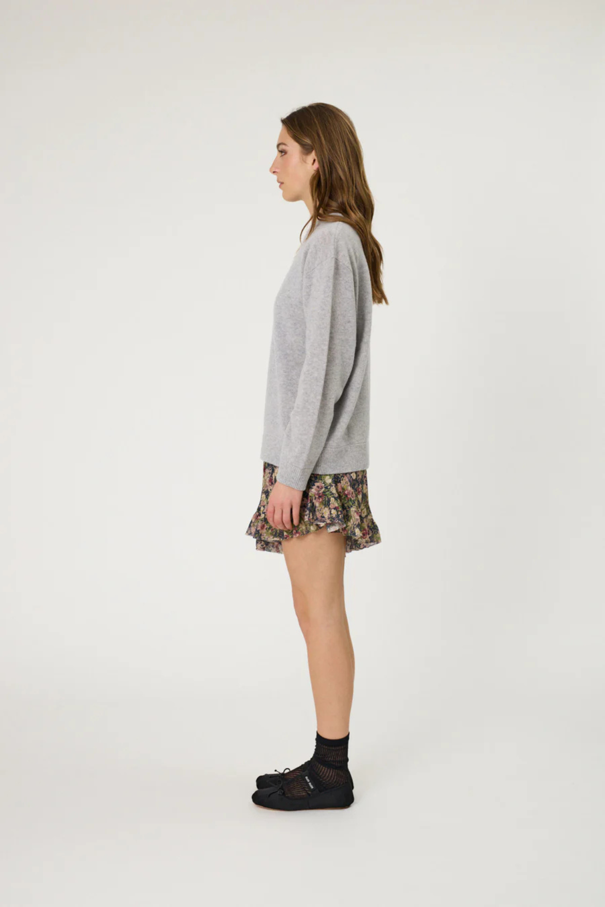 KENNEDY KNIT GREY MARLE