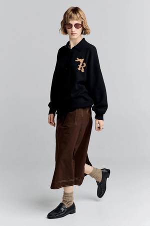 K FLAG POLO BLACK