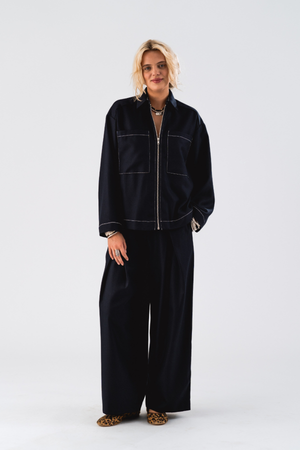KHAI JACKET DARK BLUE