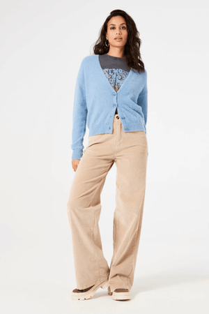 CARDIGAN FADED DENIM