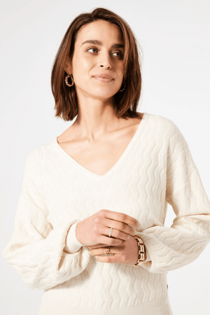 LADIES PULLOVER WHITECAP