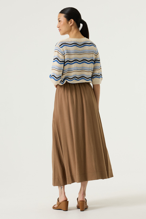 LADIES SKIRT SOFT TAUPE