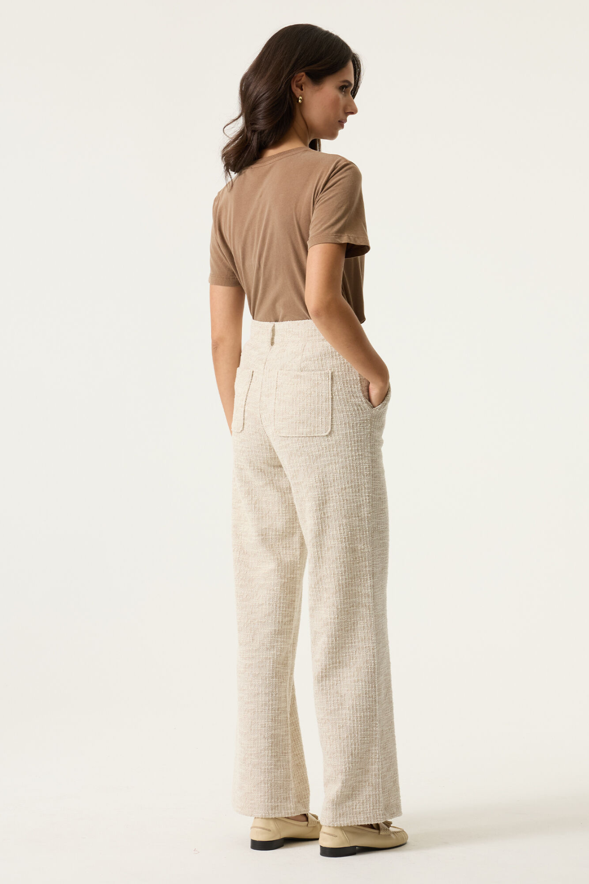 LADIES SHORT SLEEVE T-SHIRT SOFT TAUPE