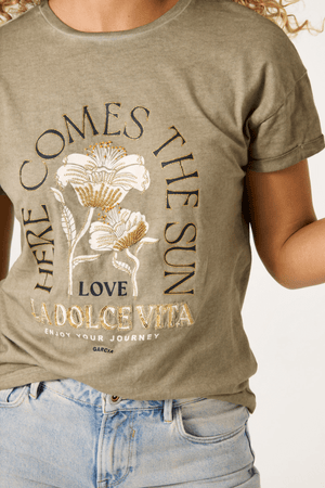 LADIES T-SHIRT SS SUMMER OLIVE