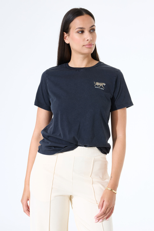 LADIES SHORT SLEEVE T-SHIRT BLACK