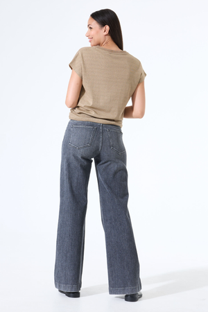 LADIES T-SHIRT SS SOFT TAUPE