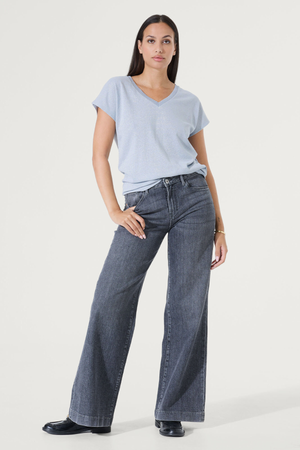 LADIES T-SHIRT SS CORNFLOWER
