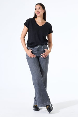 LADIES T-SHIRT SS BLACK