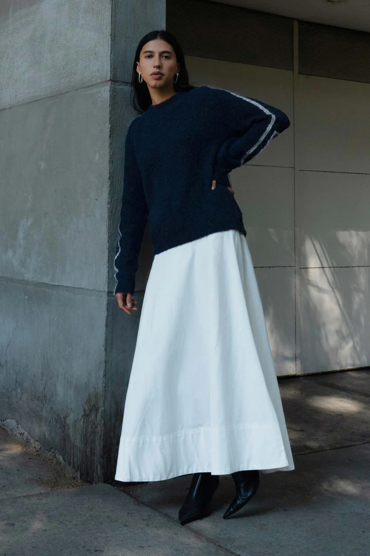 LANA KNIT JUMPER MIDNIGHT