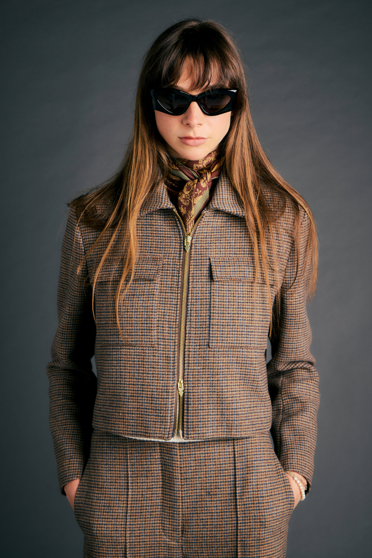 LANDING JACKET BROWN MULTI