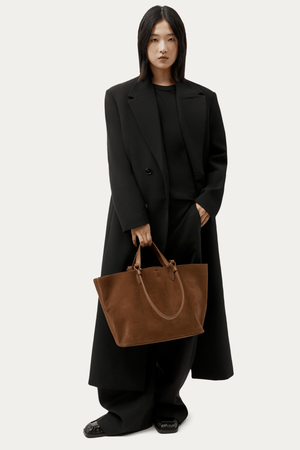 LARGE BANDIT TOTE HAZEL SUEDE