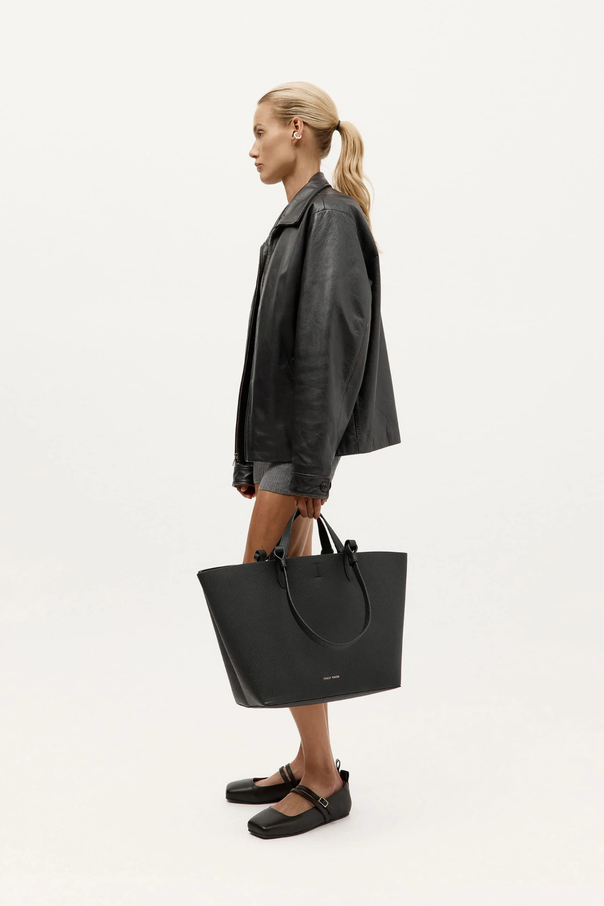 LARGE BANDIT TOTE BLACK