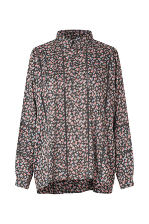 LARI SHIRT LS WASHED BLACK