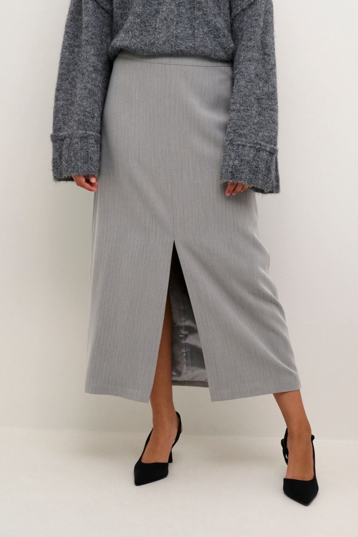 LAVINA SKIRT OPAL GRAY MELANGE