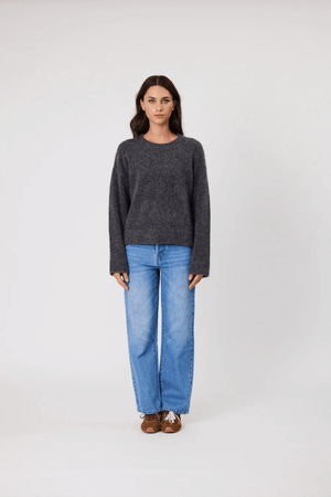LAYLA KNIT CHARCOAL