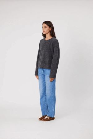 LAYLA KNIT CHARCOAL
